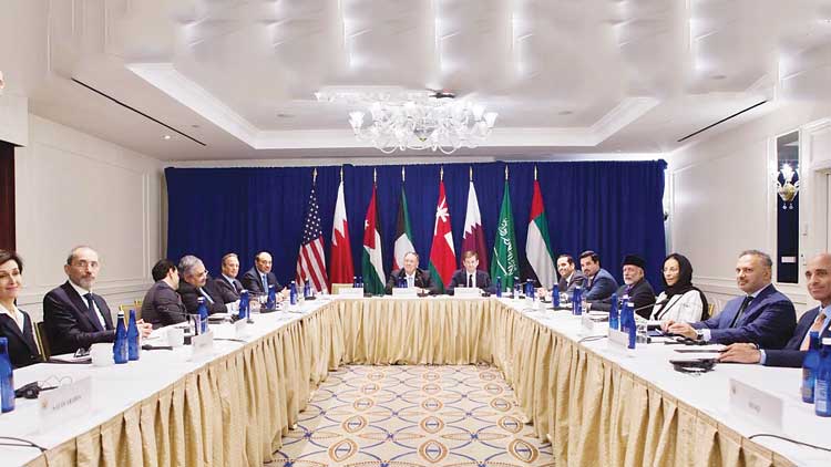 ജി.സി.സി രാജ്യങ്ങളെ ഏകോപിപ്പിച്ച് അമേരിക്ക; ന്യൂയോർക്കിൽ പ്രതിനിധികളുടെ യോഗം