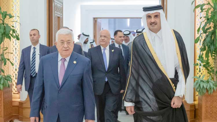 ഫ​​ല​​സ്​​​തീ​​ൻ പ്ര​​സി​​ഡ​​ൻ​​റ്​–അ​​മീ​​ർ കൂ​​ടി​​ക്കാ​​ഴ്ച