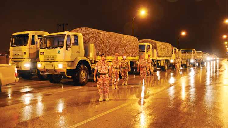 തീ​വ്ര ന്യൂ​ന​മ​ർ​ദം യ​മ​ൻ ഭാ​ഗ​ത്തേ​ക്ക്​ നീ​ങ്ങി;  സ​ലാ​ല​യി​ൽ തി​ങ്ക​ളാ​ഴ്​​ച​യും മ​ഴ