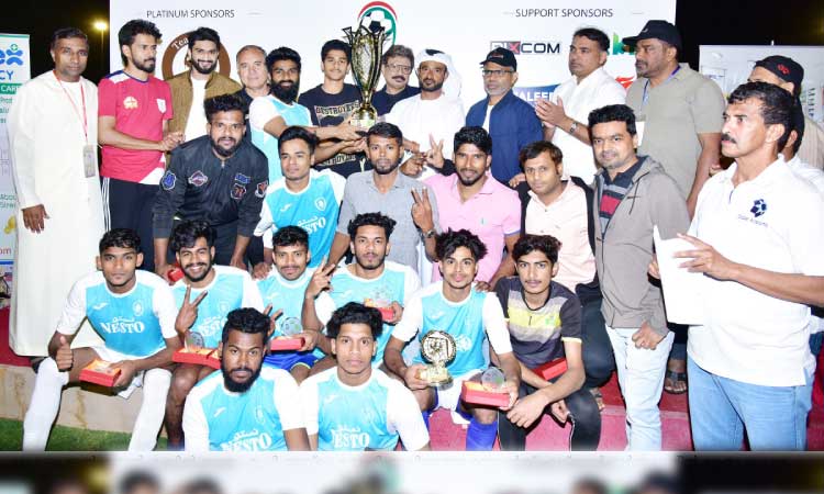 എ.​പി.​അ​സ്​​ലം ഫു​ട്ബോ​ൾ: നെ​സ്​​റ്റോ ടീം ​ജേ​താ​ക്ക​ൾ