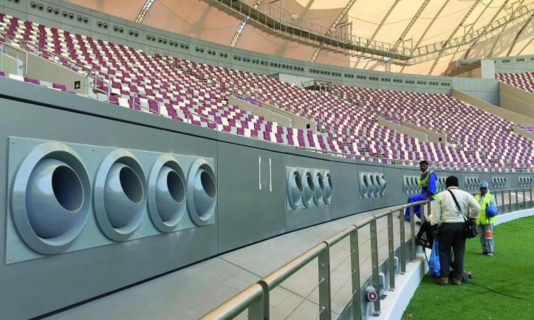 സ്​​റ്റേ​ഡി​യം ശീ​തീ​ക​ര​ണം:  ലോ​ക​മാ​തൃ​ക​യാ​യി ആ​സ്​​പ​യ​ർ സോ​ൺ