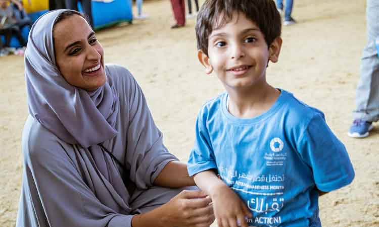 ലോ​​ക ഓ​​ട്ടി​​സം ബോ​​ധ​​വ​​ത്​​ക​​ര​​ണം:  ആ​ശ്വാ​സ​മേ​കി ശൈ​ഖ ഹി​ന്ദ്​
