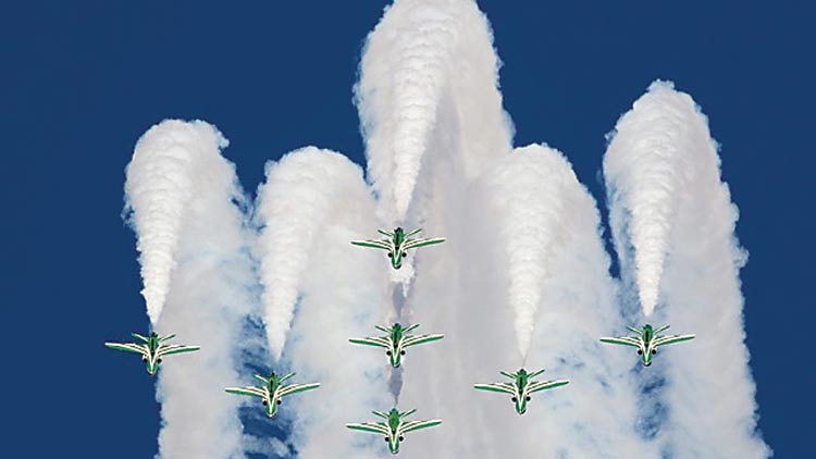 ആ​കാ​ശ​വി​സ്​​മ​യം തീ​ർ​ത്ത്​ വ്യോ​മ​യാ​ന പ്ര​ദ​ർ​ശ​നം കൊ​ടി​യി​റ​ങ്ങി