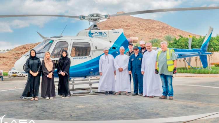 മ​സ്​​ക​ത്തി​െൻറ ആ​കാ​ശ​ക്കാ​ഴ്​​ച ഇ​നി ഹെ​ലി​കോ​പ്​​ട​റി​ൽ ആ​സ്വ​ദി​ക്കാം