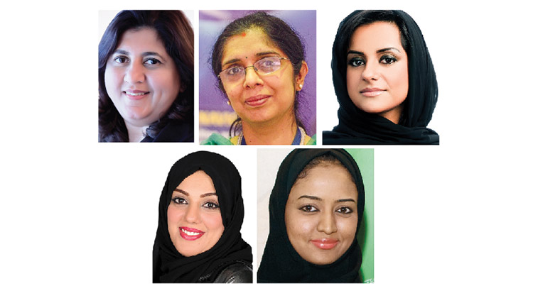 ഇൗ​സ്​​റ്റേ​ൺ ഭൂ​മി​ക ഇ​ൻ​ഡോ അ​റ​ബ്​ വി​മ​ൺ എ​ക്​​സ​ല​ൻ​സ്​ അ​വാ​ർ​ഡ്​ അ​ഞ്ചു​പേ​ർ​ക്ക്​