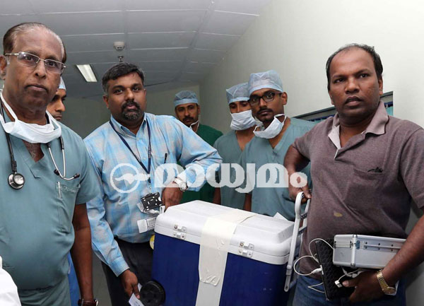 അവയവദാനം: ചെന്നൈയിലെ ശസ്ത്രക്രിയ പൂര്‍ത്തിയായി