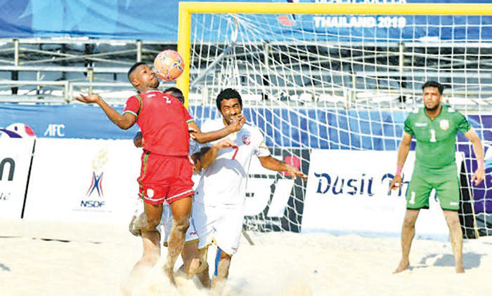 ഏ​ഷ്യ​ൻ ബീ​ച്ച്​ ഫു​ട്​​ബാ​ൾ : ഒ​മാ​ൻ സെ​മി​ഫൈ​ന​ലി​ൽ