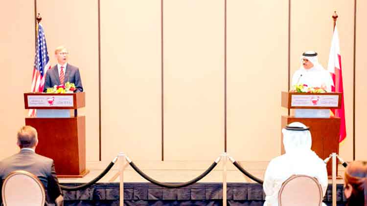 ഇ​റാ​െൻറ ഭീ​ഷ​ണി നേ​രി​ടുമെ​ന്ന്​  യു.എസും ബ​ഹ്​​റൈ​നും