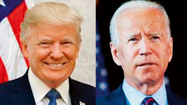 ട്രം​പി​ന്​ എ​തി​രാ​ളി ബൈ​ഡ​ൻ തന്നെ