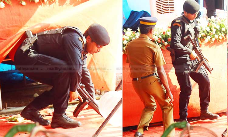 രാജ്നാഥ് സിങ്ങിന്‍റെ സുരക്ഷ ഉദ്യോഗസ്ഥൻ കുഴഞ്ഞുവീണു