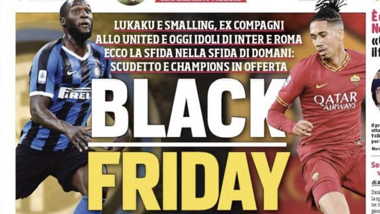 ‘ബ്ലാക്ക് ഫ്രൈഡേ’ തലക്കെട്ട്; ഇറ്റാലിയൻ പത്രത്തിനെതിരെ വ്യാപക പ്രതിഷേധം