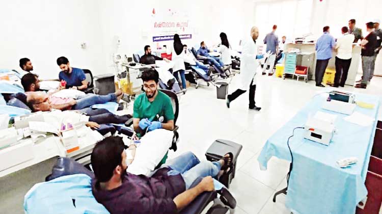 ‘പ്ര​വാ​സി’ ര​ക്ത​ദാ​ന ക്യാ​മ്പ് സം​ഘ​ടി​പ്പി​ച്ചു