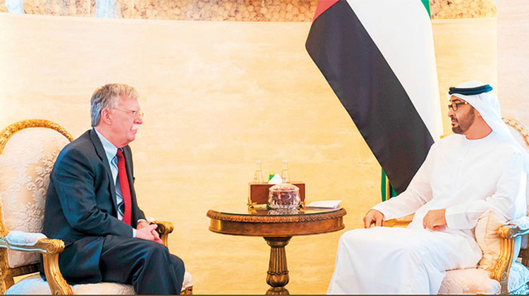 ഫു​ജൈ​റ ക​പ്പ​ലാ​ക്ര​മ​ണ​ത്തി​നു​ പി​ന്നി​ൽ  ഇ​റാ​ൻ –ബോ​ൾ​ട്ട​ൺ