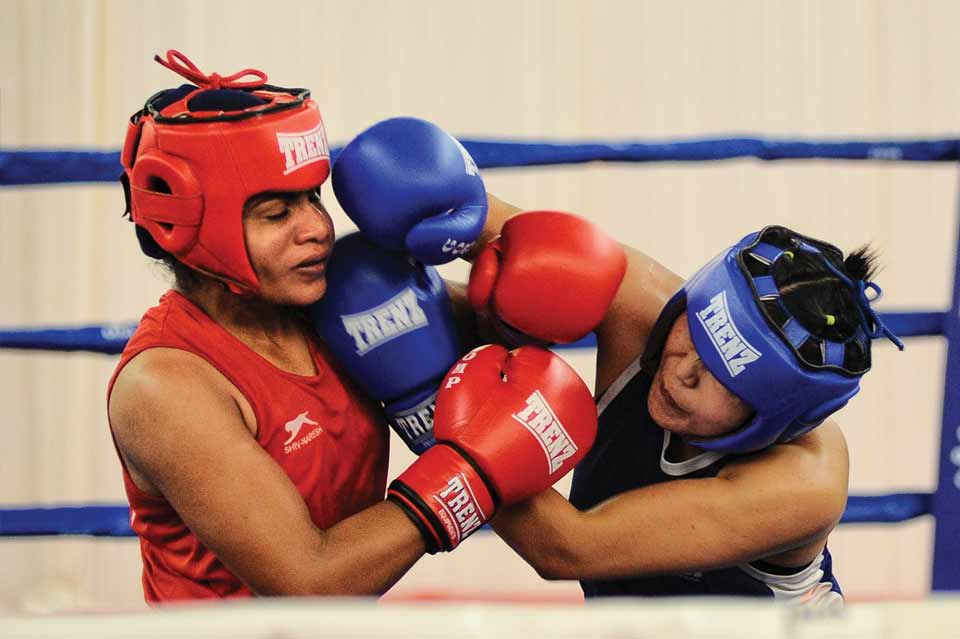 ദേ​ശീ​യ വ​നി​ത ബോ​ക്​​സി​ങ്:  ഇന്ദ്രജ,​ ശീതൾ, നിസി, ദിവ്യ പ്രീ ക്വാർട്ടറിൽ