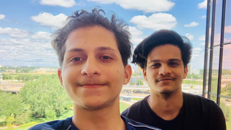 46 മണിക്കൂർ യാത്ര; കോഴിക്കോട്ടു നിന്ന്​ അമേരിക്ക വഴി ദുബൈയിലേക്ക്​ പറന്ന്​ ബിലാലും ബാസിലും