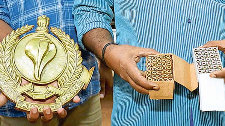 വെടിയുണ്ട കാണാതായ സംഭവം: എസ്​.ഐ അറസ്​റ്റിൽ