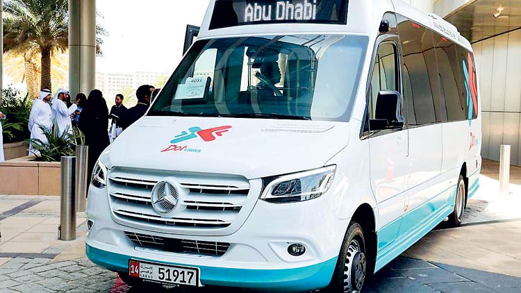 പൊ​തു ഗ​താ​ഗ​തം പ്രോ​ൽ​സാ​ഹി​പ്പി​ക്കാ​ൻ  അ​ബൂ​ദ​ബി​യി​ൽ പു​തി​യ മി​നി ബ​സു​ക​ൾ