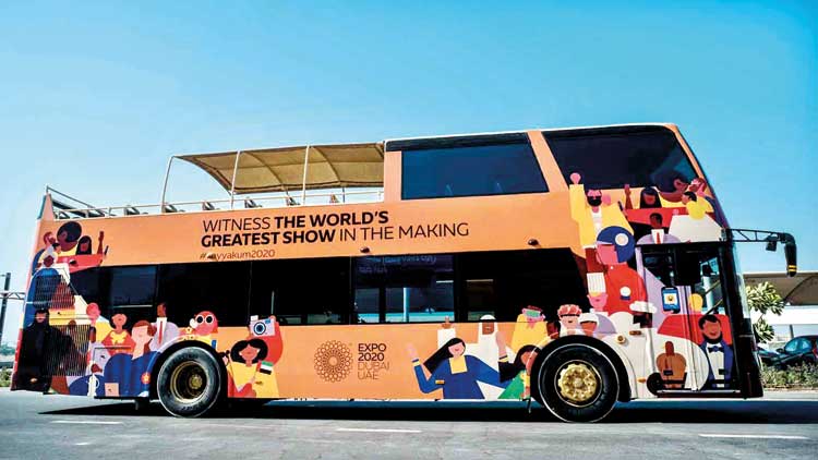 എ​ക്​​സ്​​പോ 2020 വേ​ദി കാ​ണാ​ൻ  പോ​ക​ണ്ടേ? സൗ​ജ​ന്യ ബ​സ്​ ടൂ​ർ റെ​ഡി