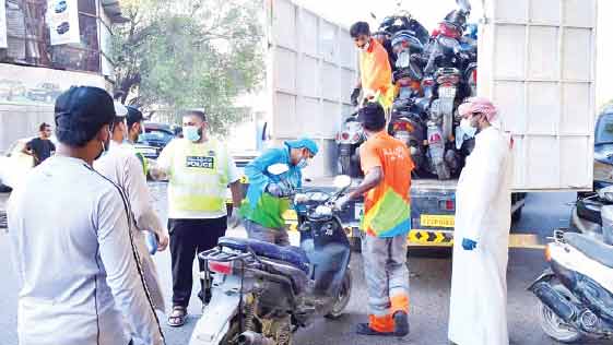 ഷാ​ർ​ജ​യി​ൽ നി​യ​മം ലം​ഘി​ച്ച 2075 ബൈ​ക്കു​ക​ൾ പൊ​ലീ​സ് പി​ടി​ച്ചെ​ടു​ത്തു