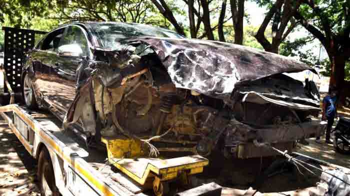 ലോക്ക്​ഡൗണിനിടെ​ കാറപകടം; സിനിമ നടിക്കും സുഹൃത്തിനും​ പരിക്ക്​