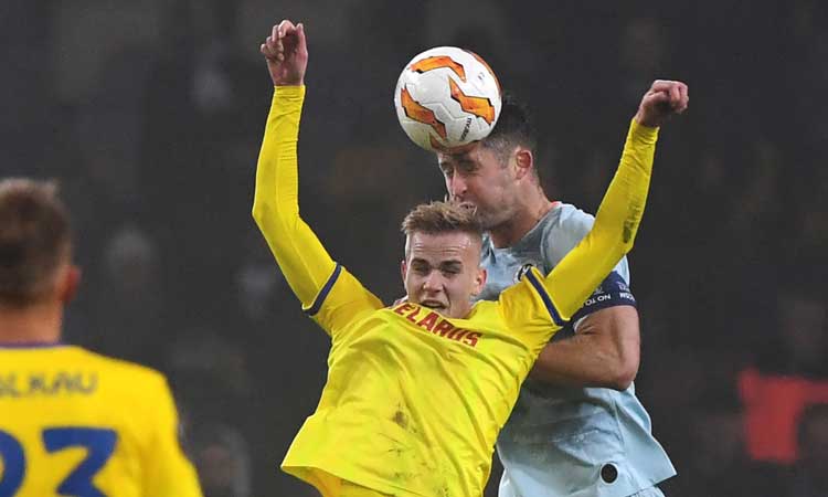 യൂറോപ ലീഗ്​: ജയത്തോടെ ചെൽസി,  ആഴ്​സനൽ നോക്കൗട്ടിലേക്ക്​