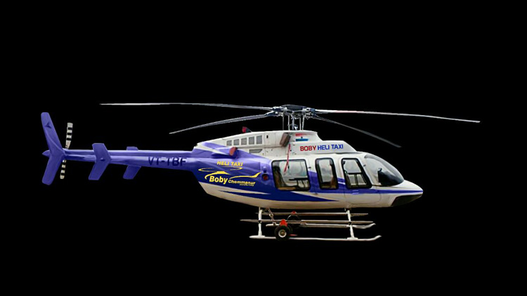 കോവിഡ്: സൗജന്യ ഹെലികോപ്റ്റർ സേവനവുമായി ബോബി ചെമ്മണൂർ