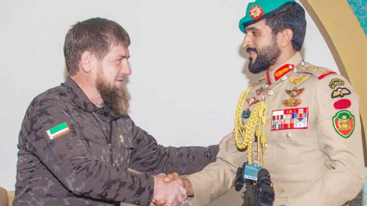 ചെ​ച്​​നി​യ​ന്‍ പ്ര​സി​ഡ​ൻ​റു​മാ​യി  ശൈ​ഖ് നാ​സി​ര്‍ കൂ​ടി​ക്കാ​ഴ്ച ന​ട​ത്തി