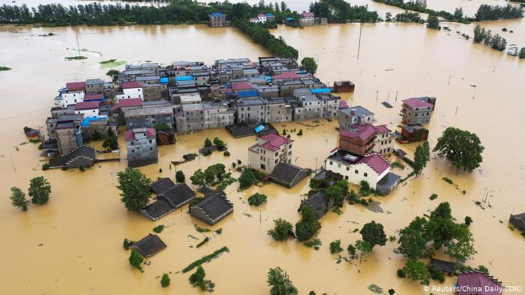 ചൈനയിൽ മഹാപ്രളയം; 141 പേരെ കാണാനില്ല, 3.8 കോ​ടി പേരെ ബാ​ധി​ച്ചു