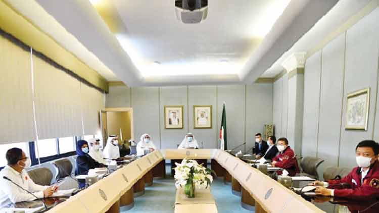 ചൈനീസ്​ മെഡിക്കൽ സംഘം കുവൈത്തിലെത്തി