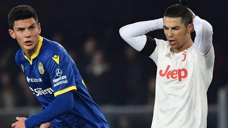 ക്രി​സ്​​റ്റ്യാ​നോ​ക്ക്​ റെ​ക്കോ​ഡ്​; യു​വ​ൻ​റ​സി​ന്​ തോ​ൽ​വി