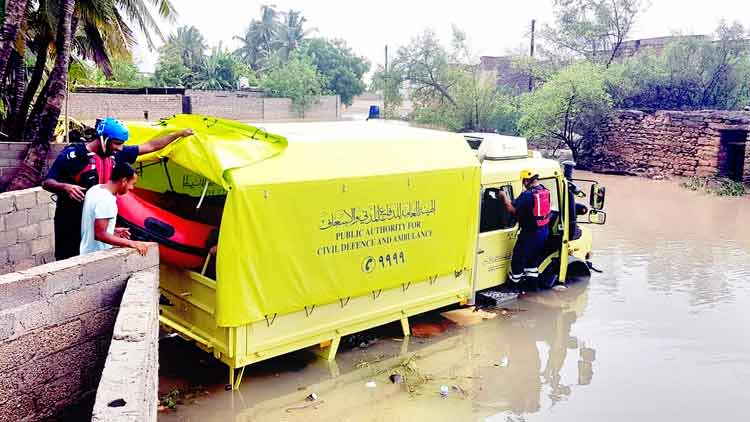 തീ​​വ്ര ന്യൂ​ന​മ​ർ​ദം ദു​ർ​ബ​ല​മാ​കും;  പ​ടി​ഞ്ഞാ​റ​ൻ ദോ​ഫാ​റി​ൽ മ​ഴ​ക്ക്​  സാ​ധ്യ​ത