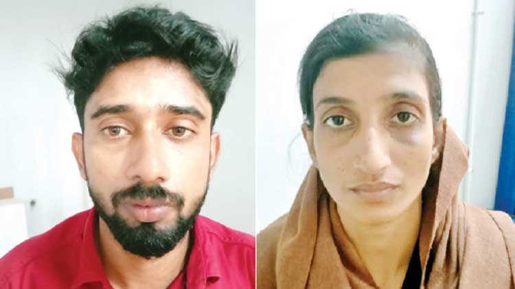 മാളിൽനിന്നും കുഞ്ഞിൻെറ മാലകവർന്ന ദമ്പതികൾ അറസ്​റ്റിൽ