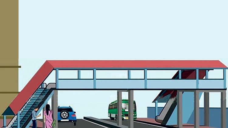 വരുന്നു യ​ന്ത്രക്കോണി മേൽപ്പാലം