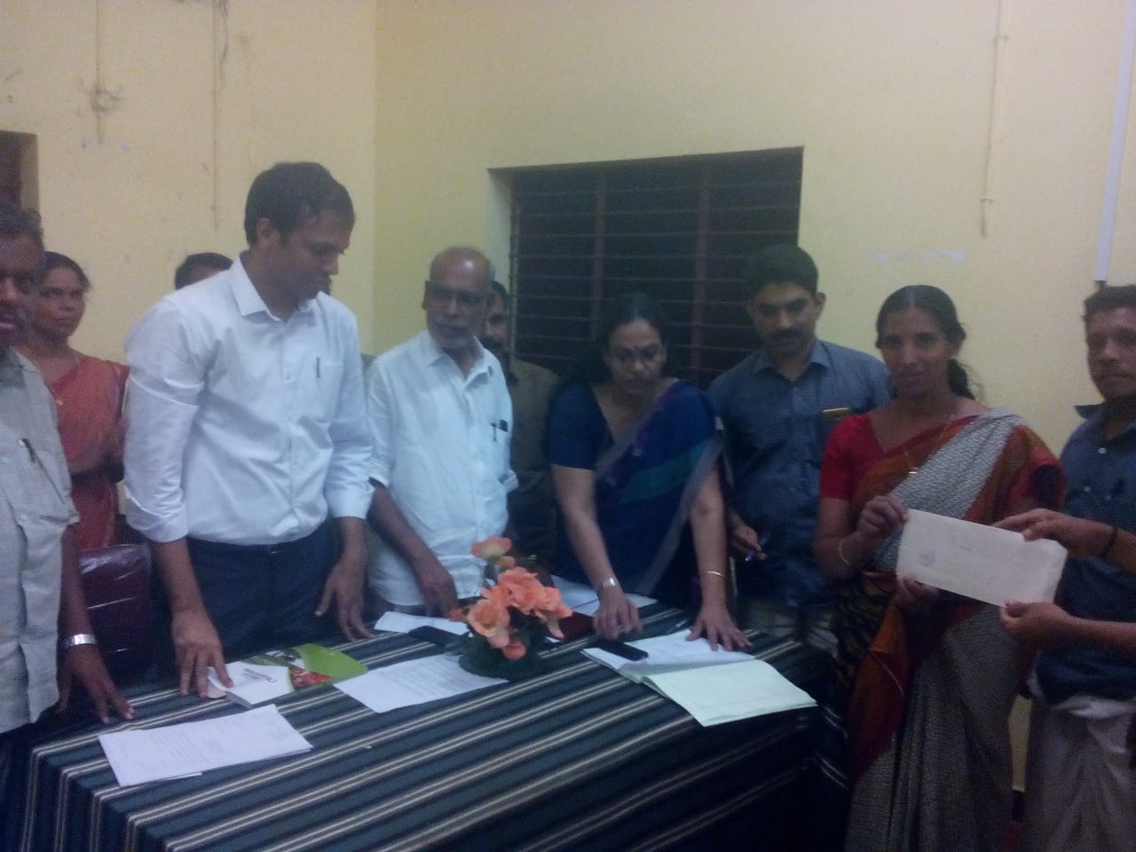 11 കുടുംബങ്ങൾക്ക് ഗ്രാമപഞ്ചായത്ത് അനുവാദപത്രം നൽകി