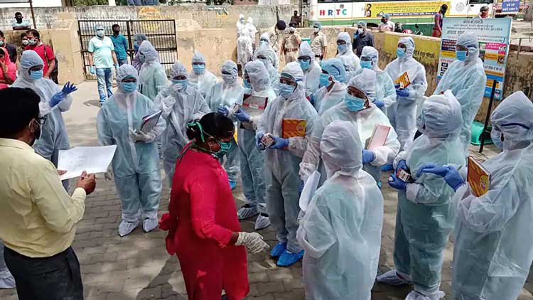 രാജ്യത്ത് കോവിഡ് രോഗികൾ 10 ലക്ഷം കടന്നു രാജ്യത്ത് കോവിഡ് രോഗികൾ 10 ലക്ഷം കടന്നു