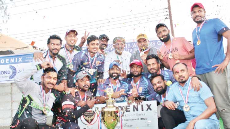 ക്രിക്കറ്റ്​ ടൂർണമെൻറിൽ ബർക്ക റൈഡേഴ്​സ്​ ജേതാക്കൾ