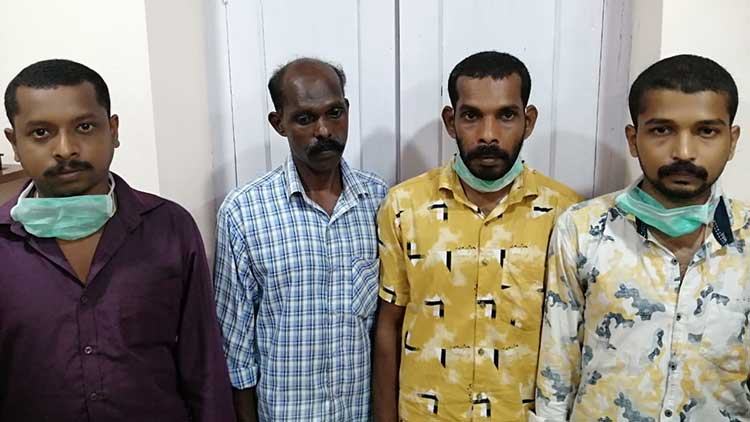 ചാരായം വാറ്റിയ കേസിൽ നാല് പേർ അറസ്റ്റിൽ