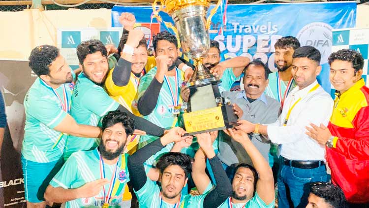 ഡി.​എ​ഫ്.​സി സൂ​പ്പ​ർ ക​പ്പി​ൽ സി.​എ​സ്.​സി ഖോ​ബാ​ര്‍  ജേ​താ​ക്ക​ൾ