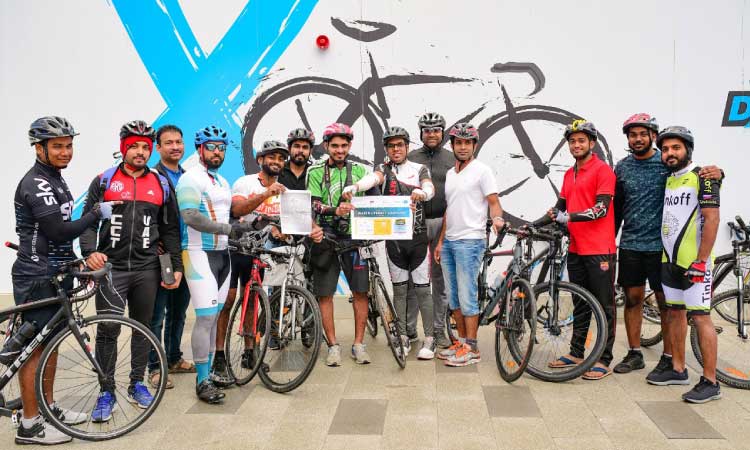 കേ​ര​ള റൈ​ഡേ​ഴ്​​സ്​ യു.​എ.​ഇ സൈ​ക്കി​ൾ റേ​സ്​ സം​ഘ​ടി​പ്പി​ച്ചു