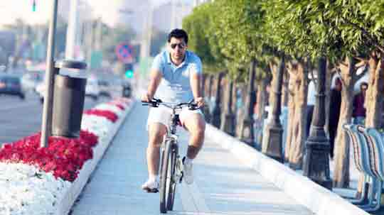 സൈക്കിൾ, ബൈക്ക്​ യാത്രികർക്ക്​ പ്രത്യേക പാത