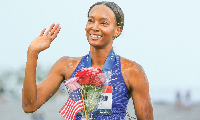 യു.​എ​സ്​ ദേ​ശീ​യ ചാ​മ്പ്യ​ൻ​ഷി​പ്: 400 മീ. ​ഹ​ർ​ഡി​ൽ​സി​ൽ ദ​ലീ​ല മു​ഹ​മ്മ​ദി​ന്​ ലോ​ക റെ​ക്കോ​ഡ്​