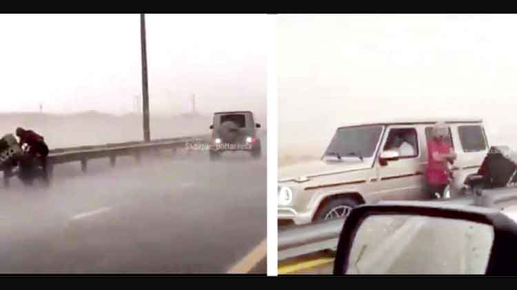 ബി​ഗ് സ​ല്യൂ​ട്ട്; ഡെ​ലി​വ​റി ബോ​യി​ക്ക്​ സു​ര​ക്ഷാ​ക​വ​ച​മൊ​രു​ക്കി സ്വ​ദേ​ശി യു​വാ​വ്​