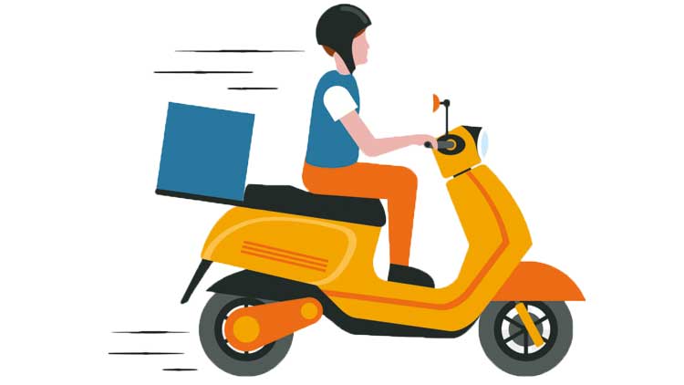 ബൈ​ക്കി​ൽ പൊ​രി വെ​യി​ല​ത്ത്  തീ ​ക​ട്ട​യാ​യി പാ​യു​ന്ന​വ​ർ