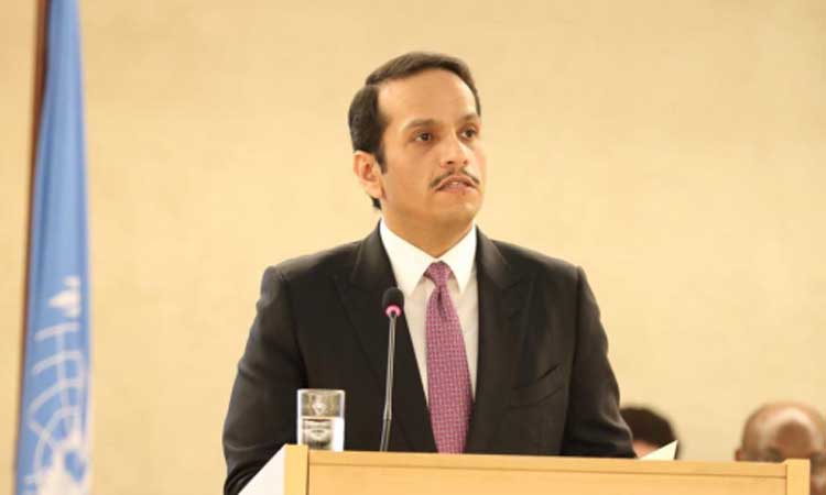 ജ​നീ​വ​യി​ൽ ഖ​​ത്ത​​റി​​െ​ൻ​റ മ​​നു​​ഷ്യാ​​വ​​കാ​​ശ മു​ന്നേ​റ്റം പ​റ​ഞ്ഞ്​ വി​​ദേ​​ശ​​കാ​​ര്യ മ​​ന്ത്രി