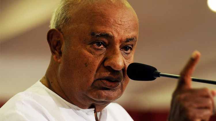 ബി.ജെ.പിക്ക്​ സീറ്റ്​ ലഭിക്കരുത്​; ദേവഗൗഡയെ രാജ്യസഭയിലെത്തിക്കാൻ കോൺഗ്രസ്​