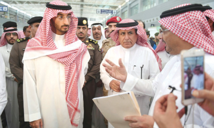 അസി. ഗവര്ണര് ഹജ്ജ് ടെര്മിനല് സന്ദര്ശിച്ചു അസി. ഗവര്ണര് ഹജ്ജ് ടെര്മിനല് സന്ദര്ശിച്ചു