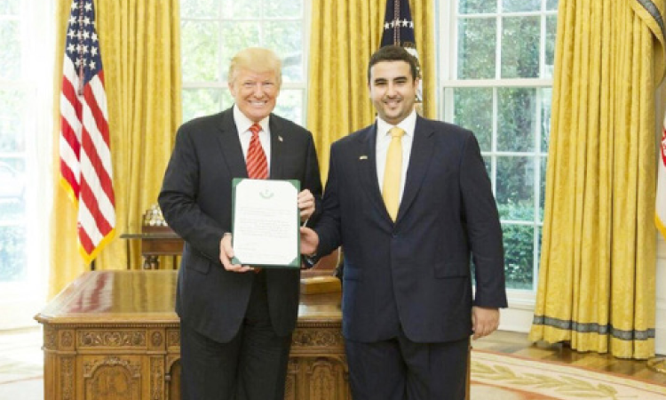 സൗദിയുടെ പുതിയ അംബാസഡർക്ക്​ ട്രംപി​െൻറ സ്വീകരണം