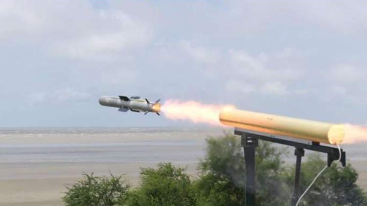 ടാങ്ക്​ വേധ മിസൈൽ ധ്രുവാസ്​ത്ര വിജയകരമായി പരീക്ഷിച്ചു