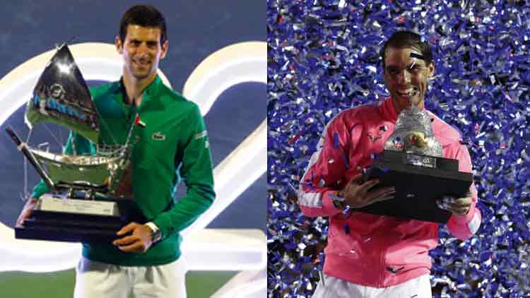 ദ്യോ​കോ​വി​ചി​നും ന​ദാ​ലി​നും കി​രീ​ടം