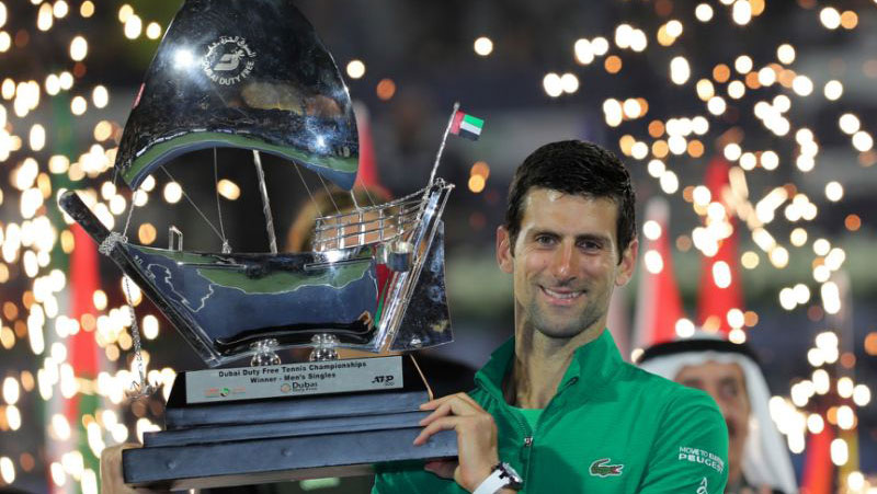 സ്​റ്റിസ്​പാസിനെ തകർത്തു; ദുബൈയിലും ദ്യോകോവിച്​​